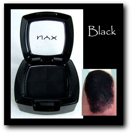 NYX Single Eye shadow- Cor: Black Matt